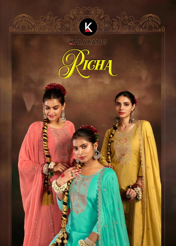 Kalarang Richa Cotton Silk Exclusive Designer Salwar Suit